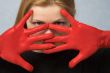 red gloves