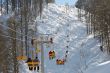 on chairlift