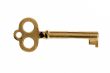gold vintage key