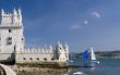 Belem tower and yacht