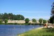 Weekend in the fluvial beach.