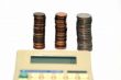 Piles of coins