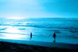blue ocean evening