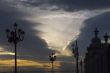 sunset in old town