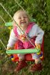 child on swing