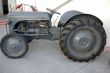 old tractor in exposition