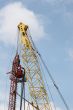 Red and Yellow Crane