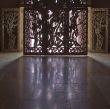 The ornate doors.