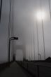  Golden Gate Bridge in thick fog.
