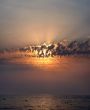 Sunset on the sea