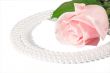 Rose and pearls.