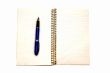Notepad and pen