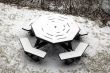 Snow bench