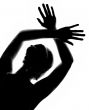 girl`s silhouette