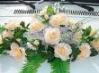 Wedding decorations with flower bouquet