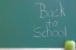 Chalkboard - Back to School