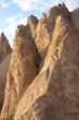 Sunset light, tufa column
