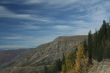 Autumn poplars, mountain valleys & ridges