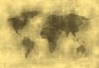 grunge map of the world