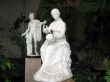 sculptures of a man and a woman