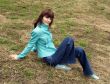 Girl  on grass