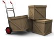 Hand truck with crates