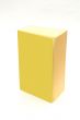 isolated yellow book with blank cover - add your text