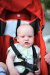Baby in sitting stroller #2