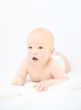 Funny little baby on white #3