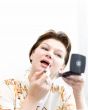 Woman doing a make-up #1