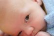 Little baby head close-up