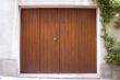 Large wood door