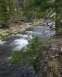 Paulina Creek, blurred, moving water