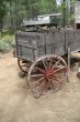 Old wagon, 19th century homestead