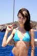 Girl on a yacht