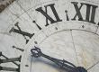 face of ancient clock
