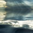stormy cloud reflecting in the water