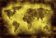 grunge map of the world
