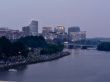 Roslyn Va skyline at dusk