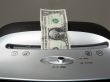dollar bill shredding