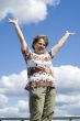 glad woman