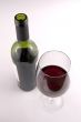 bottle ans glass of wine