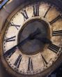 old grunge clock