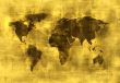 grunge map of the world