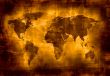 grunge map of the world