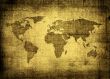 grunge map of the world