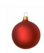 red christmas bauble