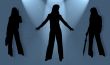 Silhouettes of business ladies