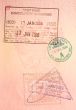 passport stamps - visa to singapore