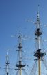 masts of frigate
